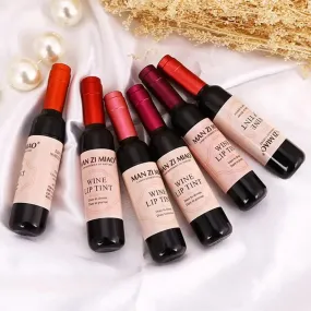 6pcs Bottle Shape Velvet Lip and Cheek Tint Waterproof & Long-lasting Matte Lipgloss