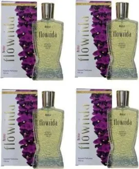 A one Flowrida Perfume 100ML Each (Pack of 4) Eau de Parfum - 400 ml (For Men)