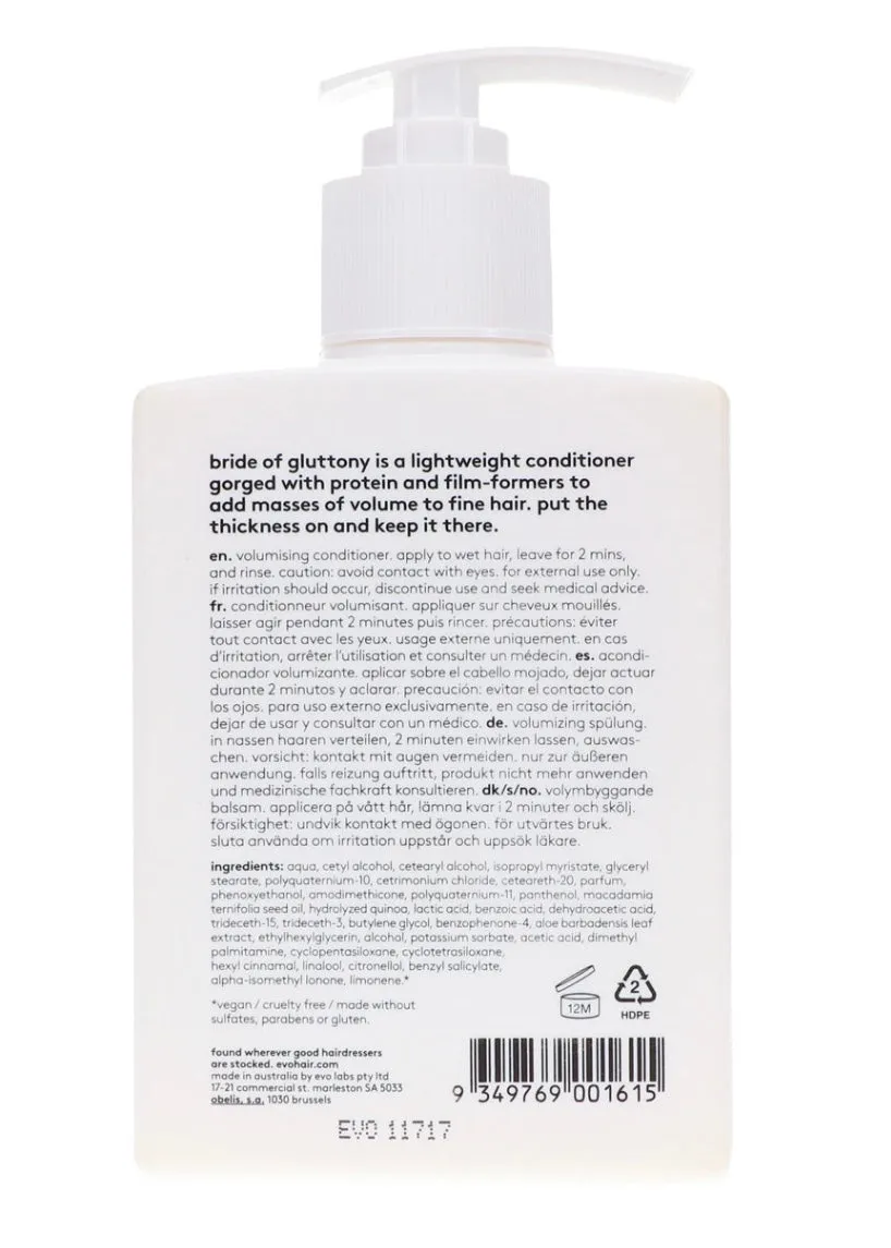 Evo Bride Of Gluttony Volumizing Conditioner