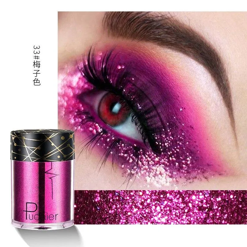 Mermaid Sequins Glitters 3D Holographic Eye Skin Hair Highlighter Makeup