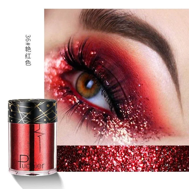 Mermaid Sequins Glitters 3D Holographic Eye Skin Hair Highlighter Makeup