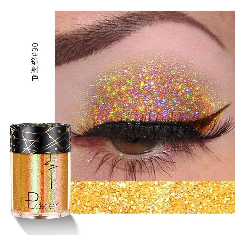 Mermaid Sequins Glitters 3D Holographic Eye Skin Hair Highlighter Makeup