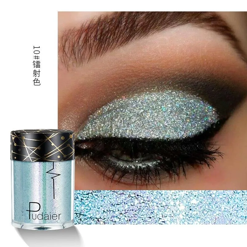 Mermaid Sequins Glitters 3D Holographic Eye Skin Hair Highlighter Makeup