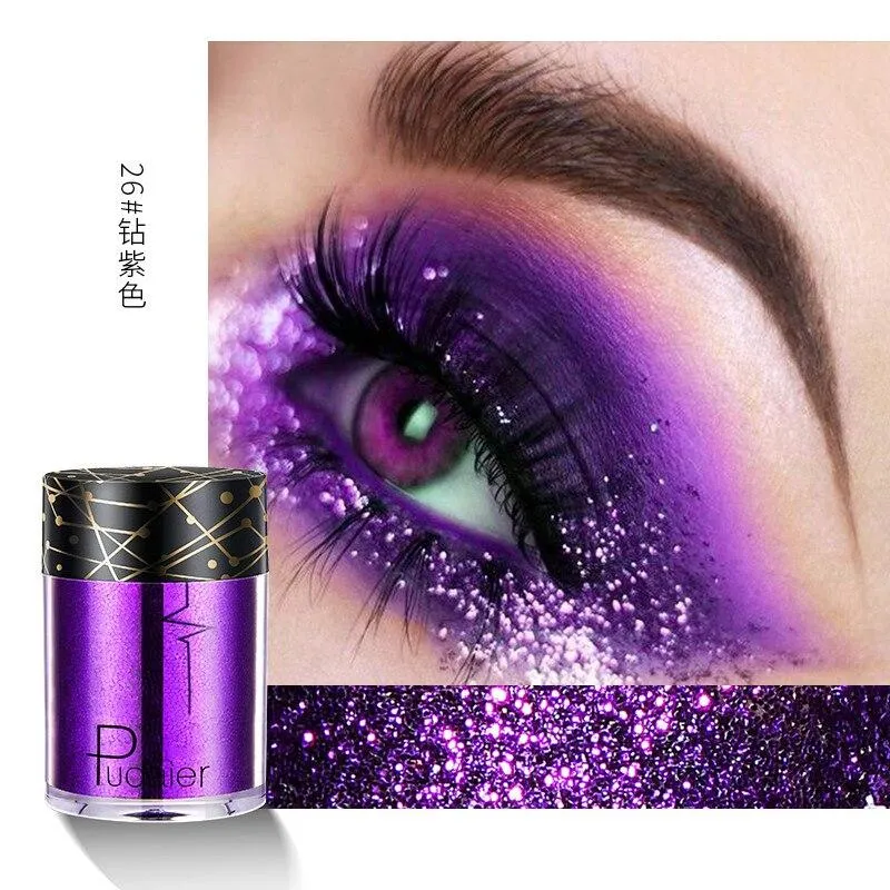 Mermaid Sequins Glitters 3D Holographic Eye Skin Hair Highlighter Makeup