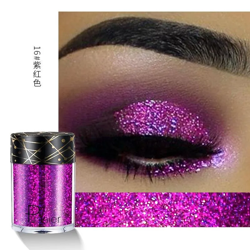 Mermaid Sequins Glitters 3D Holographic Eye Skin Hair Highlighter Makeup