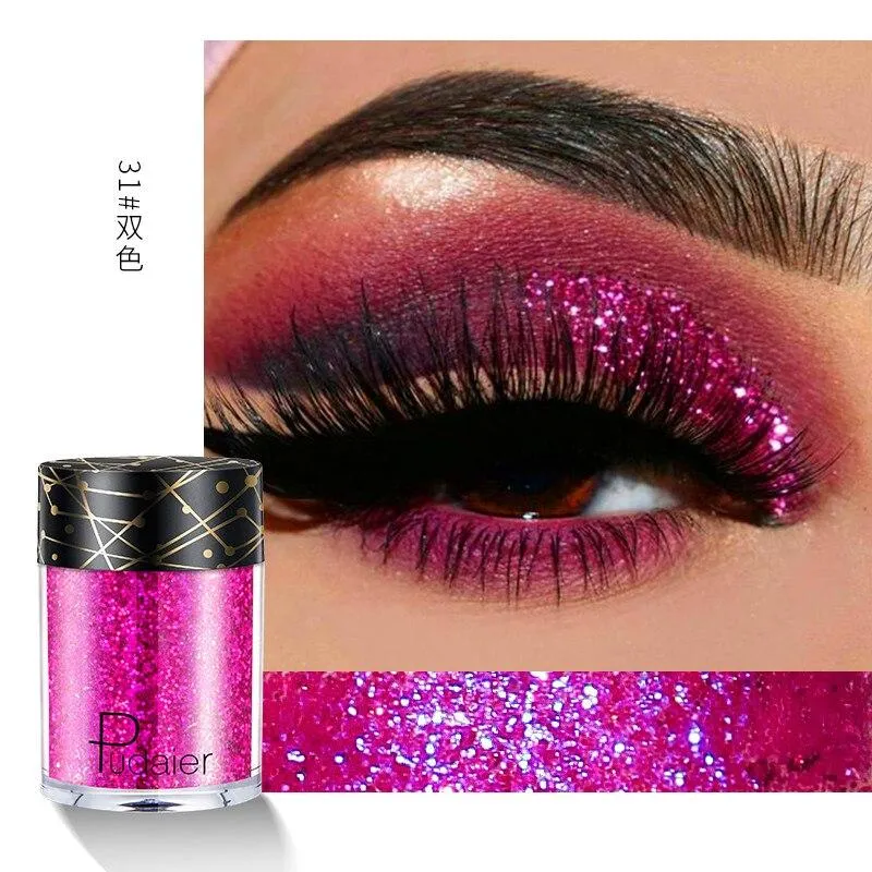 Mermaid Sequins Glitters 3D Holographic Eye Skin Hair Highlighter Makeup