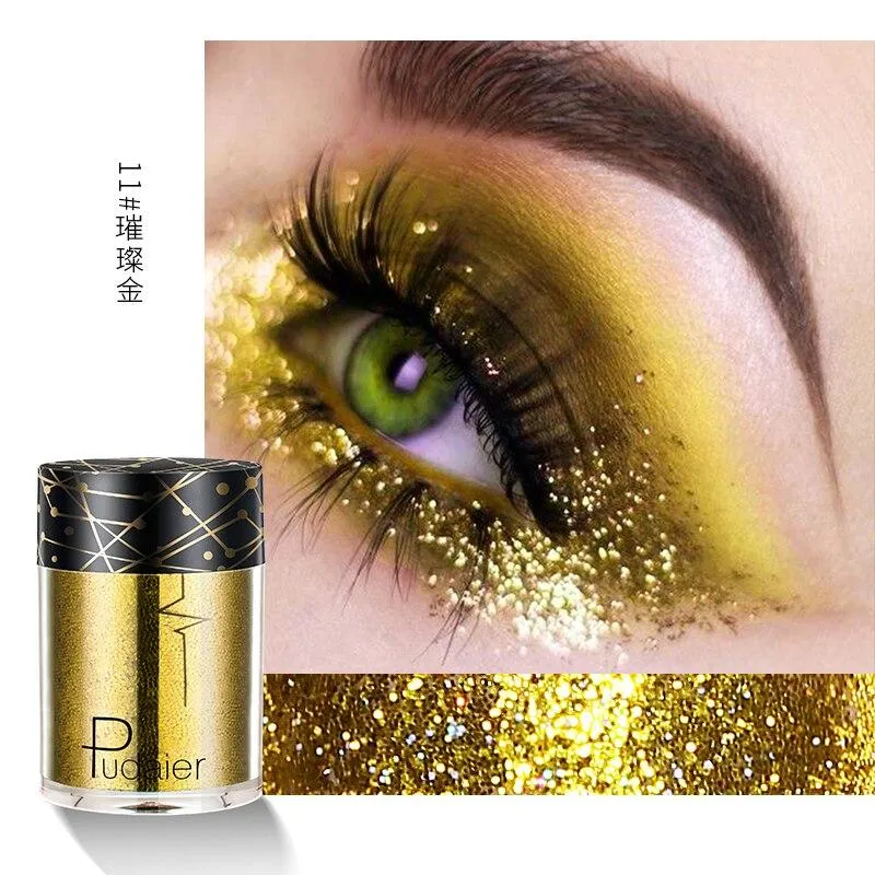 Mermaid Sequins Glitters 3D Holographic Eye Skin Hair Highlighter Makeup