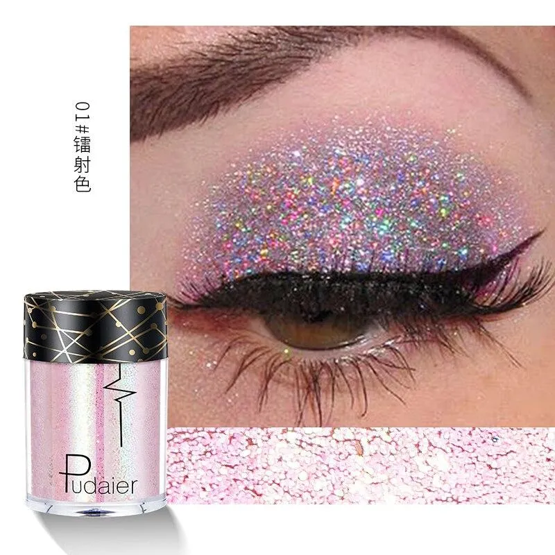 Mermaid Sequins Glitters 3D Holographic Eye Skin Hair Highlighter Makeup