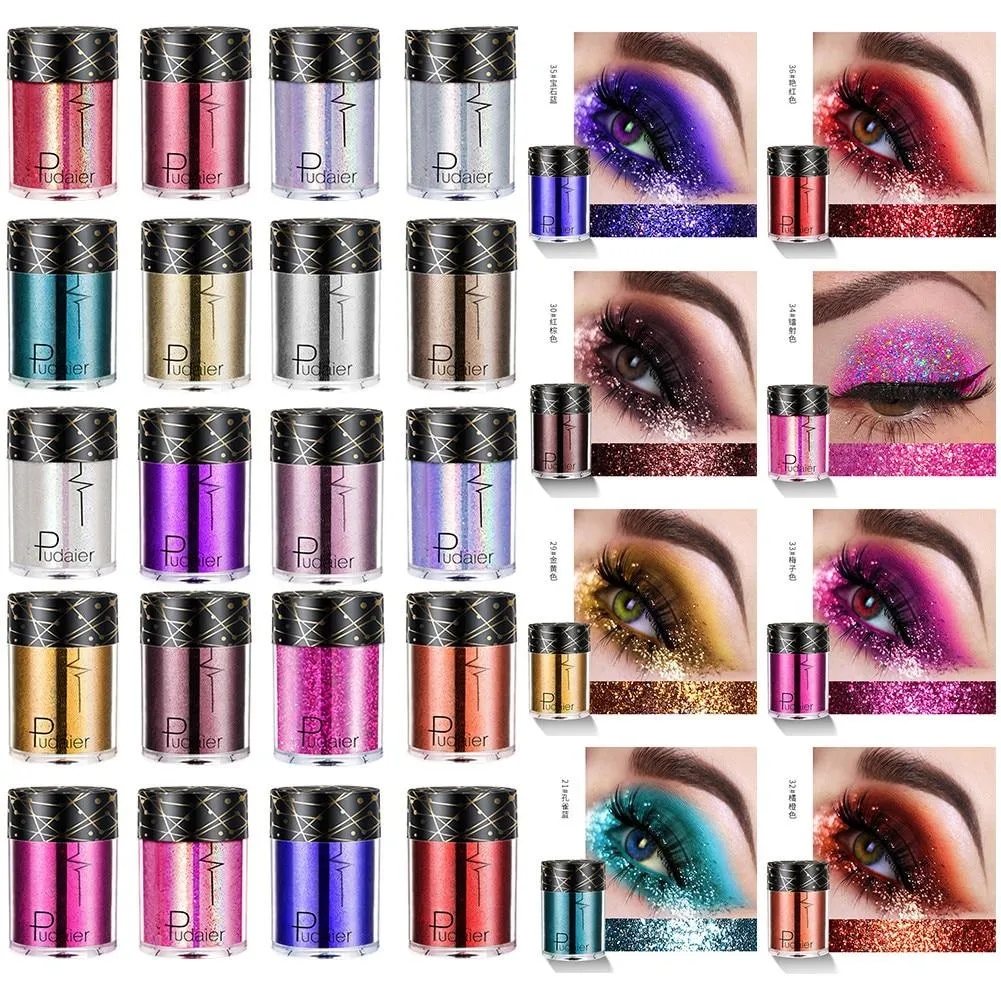 Mermaid Sequins Glitters 3D Holographic Eye Skin Hair Highlighter Makeup