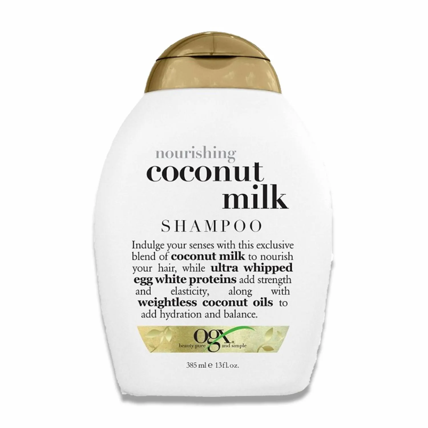 OGX Nourishing   Coconut Milk Shampoo 13 Oz Each - 4 Pack